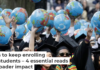 Graduates of Harvard’s John F. Kennedy School of Government celebrate during commencement exercises in Cambridge, Mass. AP Photo/Steven Senne, File